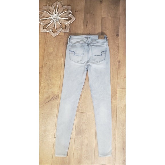 EXCELLENT American Eagle Super Stretch Size 2 Regular X4 Hi-Rise Jegging - Picture 5 of 8
